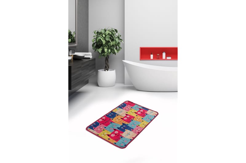 Kylpymatto Chilai Home 40x60 - Monivärinen - Kodintekstiilit & matot - Kylpyhuonetekstiilit - Kylpyhuoneen matto