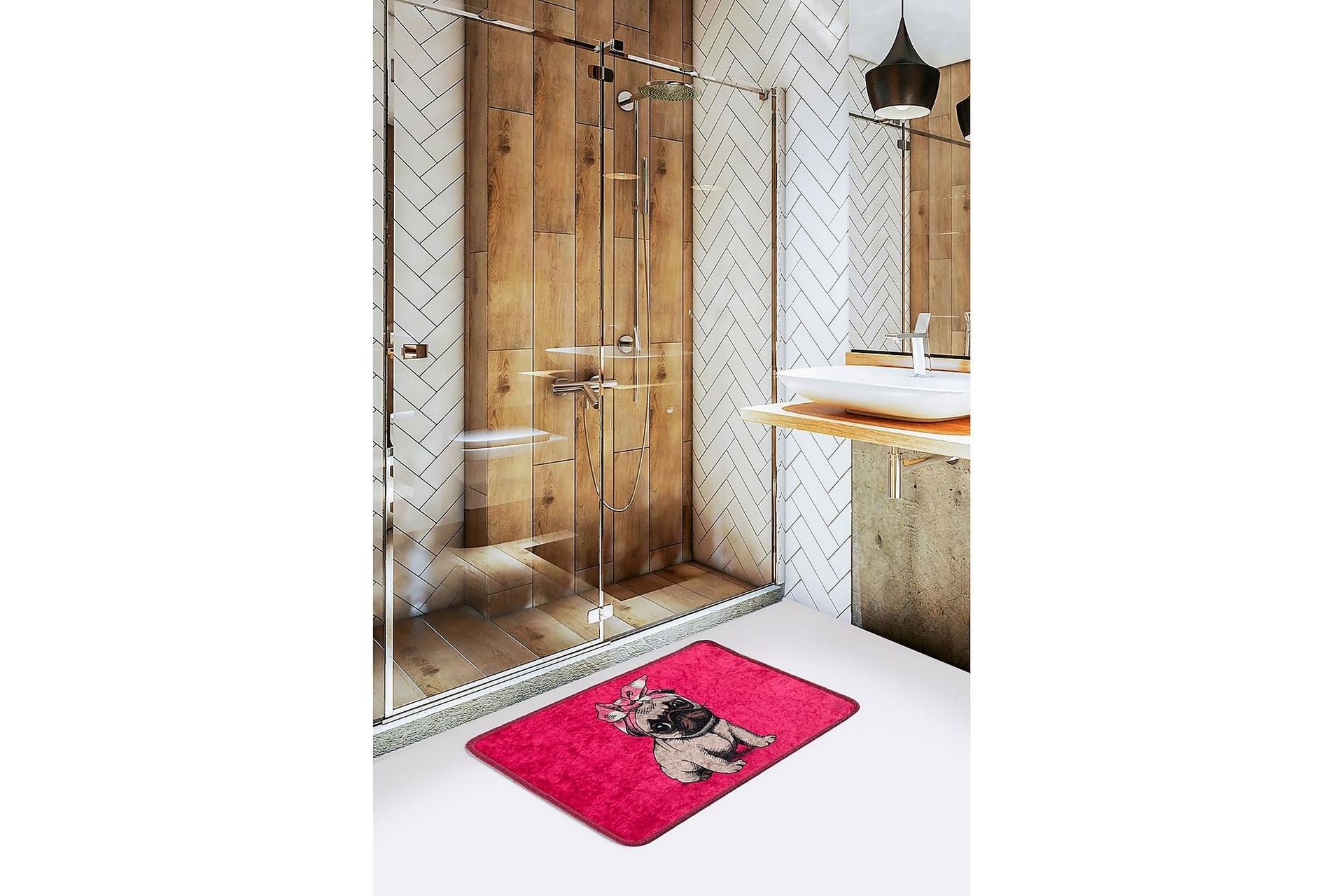 Kylpymatto Chilai Home 40x60 - Monivärinen - Kodintekstiilit & matot - Kylpyhuonetekstiilit - Kylpyhuoneen matto