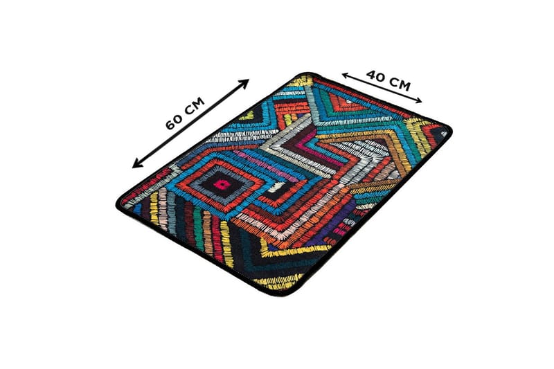 Kylpymatto Chilai Home 40x60 - Monivärinen - Kodintekstiilit & matot - Kylpyhuonetekstiilit - Kylpyhuoneen matto