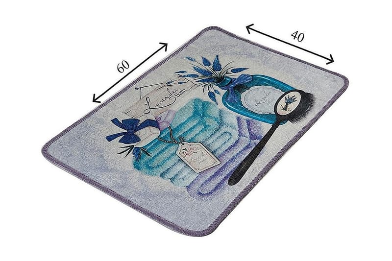 Kylpymatto Chilai Home 40x60 - Monivärinen - Kodintekstiilit & matot - Kylpyhuonetekstiilit - Kylpyhuoneen matto
