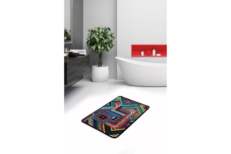 Kylpymatto Chilai Home 40x60 - Monivärinen - Kodintekstiilit & matot - Kylpyhuonetekstiilit - Kylpyhuoneen matto