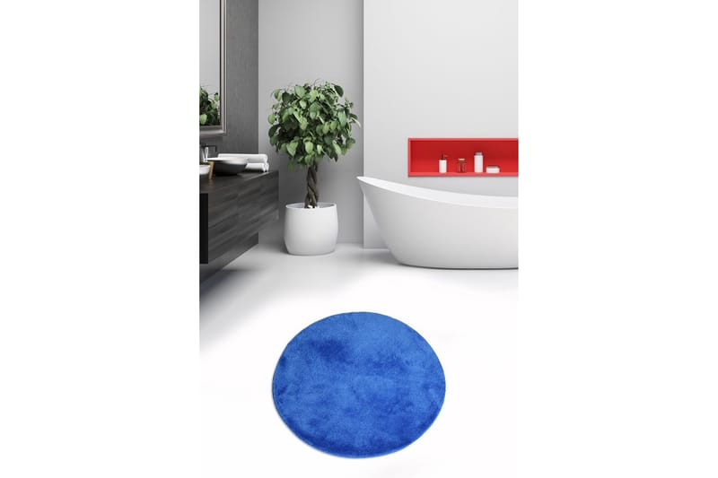 Kylpymatto Chilai Home 90 Pyöreä - Monivärinen - Kodintekstiilit & matot - Kylpyhuonetekstiilit - Kylpyhuoneen matto