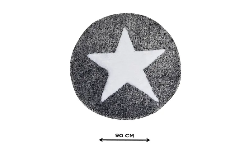 Kylpymatto Chilai Home 90 Pyöreä - Monivärinen - Kodintekstiilit & matot - Kylpyhuonetekstiilit - Kylpyhuoneen matto