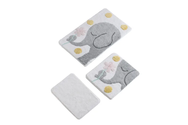 Kylpymatto Chilai Home by Alessia 3:n setti, Monivärinen