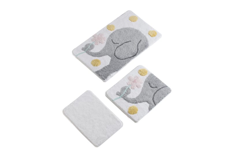 Kylpymatto Chilai Home by Alessia 3:n setti, Monivärinen