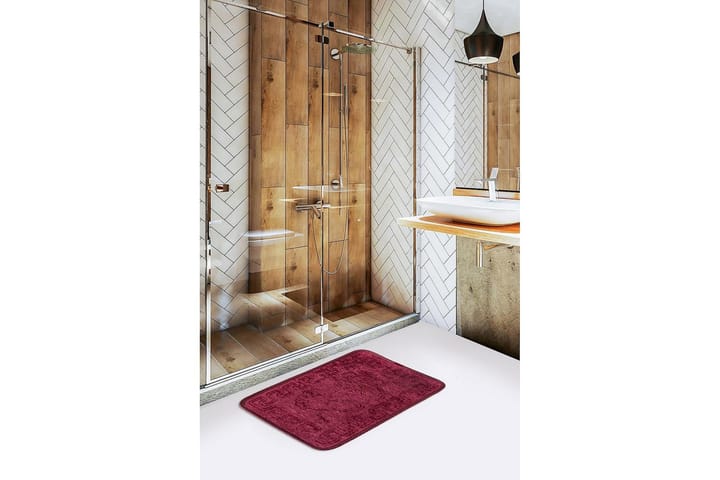 Kylpymatto Chilai Home by Alessia 40x60 - Viininpunainen - Kylpyhuoneen matto