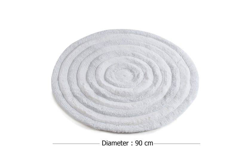 Kylpymatto Chilai Home by Alessia 90 Pyöreä - Monivärinen - Kodintekstiilit & matot - Kylpyhuonetekstiilit - Kylpyhuoneen matto