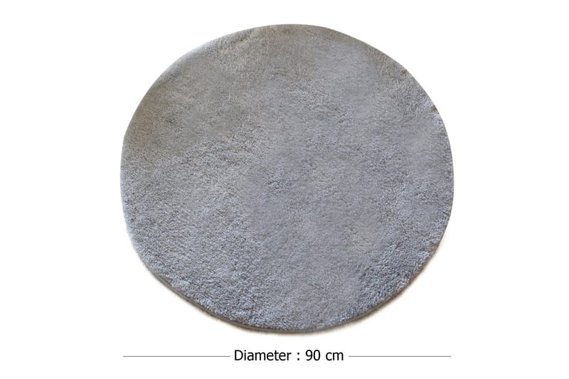 Kylpymatto Chilai Home by Alessia 90 Pyöreä - Harmaa - Kodintekstiilit & matot - Kylpyhuonetekstiilit - Kylpyhuoneen matto