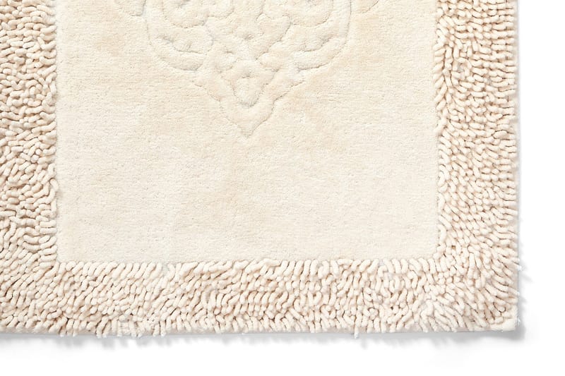 Papudi Badrumsmatta 60x100 cm Rektangulär Creme - Kodintekstiilit & matot - Kylpyhuonetekstiilit - Kylpyhuoneen matto