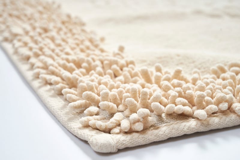 Papudi Badrumsmatta 60x100 cm Rektangulär Creme - Kodintekstiilit & matot - Kylpyhuonetekstiilit - Kylpyhuoneen matto