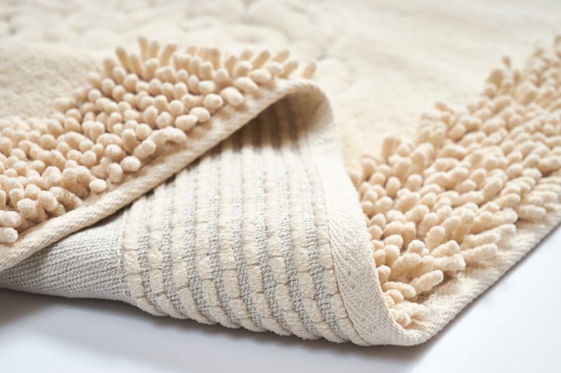 Papudi Badrumsmatta 60x100 cm Rektangulär Creme - Kodintekstiilit & matot - Kylpyhuonetekstiilit - Kylpyhuoneen matto