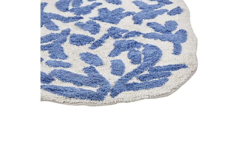 Kylpyhuonematto Derik - Sininen, Valkoinen - Kodintekstiilit & matot - Kylpyhuonetekstiilit - Kylpyhuoneen matto