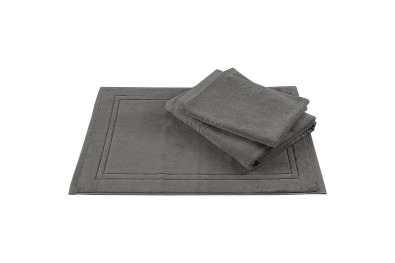 Kylpymatto Helle 50 x 70 cm - Harmaa - Kodintekstiilit & matot - Kylpyhuonetekstiilit - Pyyhe