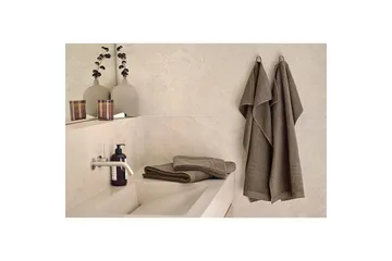 Kylpymatto Helle 50 x 70 cm - Ruskea - Kodintekstiilit & matot - Kylpyhuonetekstiilit - Pyyhe