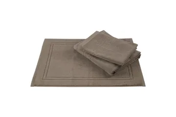 Kylpymatto Helle 50 x 70 cm - Ruskea - Kodintekstiilit & matot - Kylpyhuonetekstiilit - Pyyhe