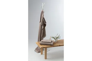 Kylpypyyhe Enzo Frotee 90 x 150 cm - Ruskea - Kodintekstiilit & matot - Kylpyhuonetekstiilit - Pyyhe