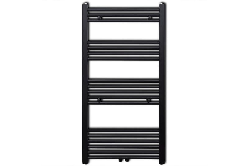 Kylpyhuoneen Keskuslämmitys Pyyheteline Suora 600x1160 mm - Musta - Kodintekstiilit & matot - Kylpyhuonetekstiilit - Kylpypyyhe