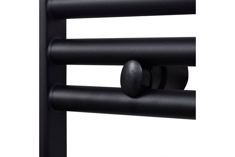Kylpyhuoneen Keskuslämmitys Pyyheteline Suora 600x1160 mm - Musta - Kodintekstiilit & matot - Kylpyhuonetekstiilit - Kylpypyyhe