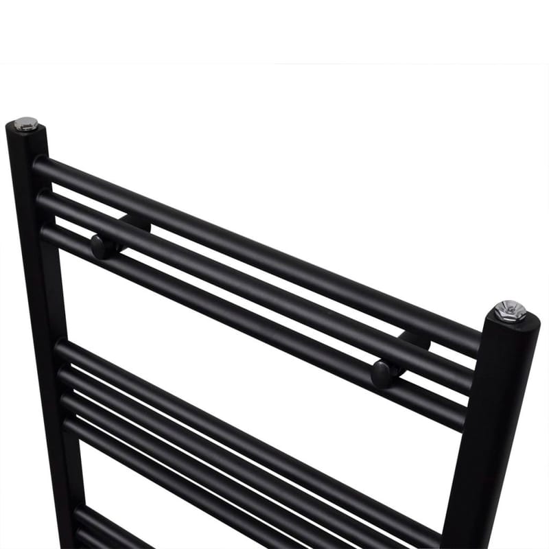 Kylpyhuoneen keskuslämmitys pyyheteline Suora 500x1160 mm - Musta - Kodintekstiilit & matot - Kylpyhuonetekstiilit - Kylpypyyhe