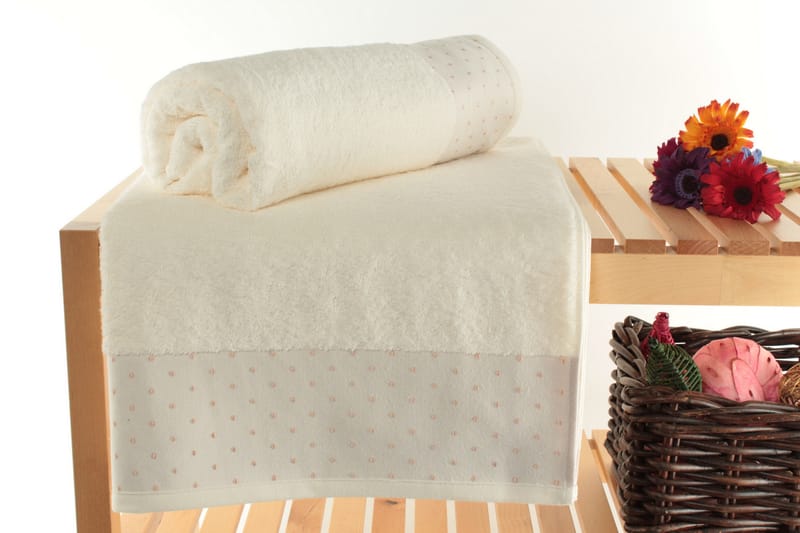 Kylpypyyhe Ccooling 2-pak - Beige/Kerma - Kodintekstiilit & matot - Kylpyhuonetekstiilit - Kylpypyyhe