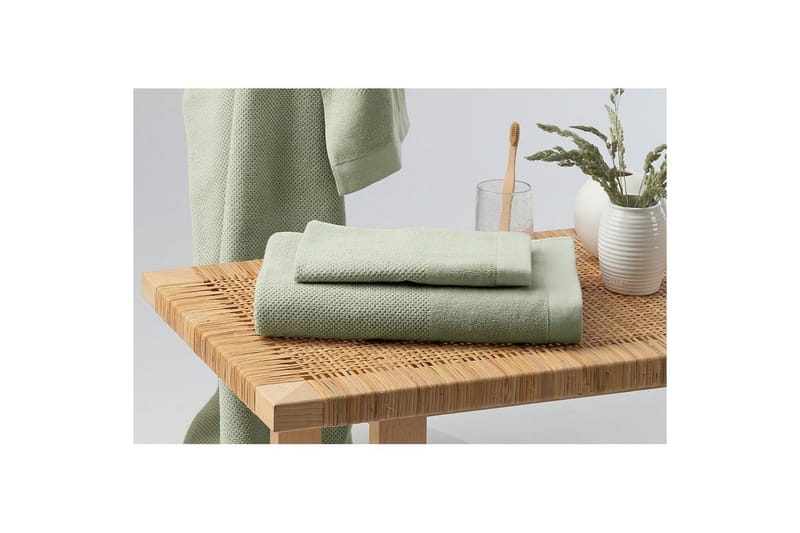 Kylpypyyhe Enzo Frotee 90 x 150 cm, Vihreä