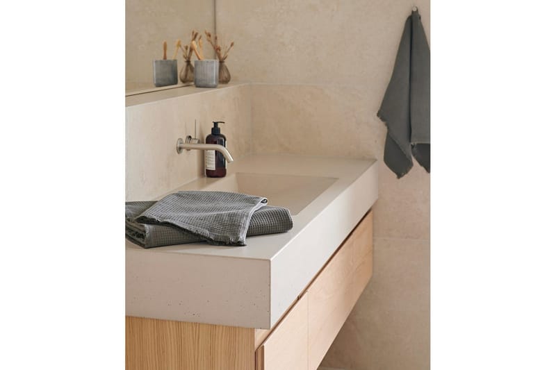 Kylpypyyhe Haze Frotee 90 x 150 cm - Harmaa - Kodintekstiilit & matot - Kylpyhuonetekstiilit - Kylpypyyhe