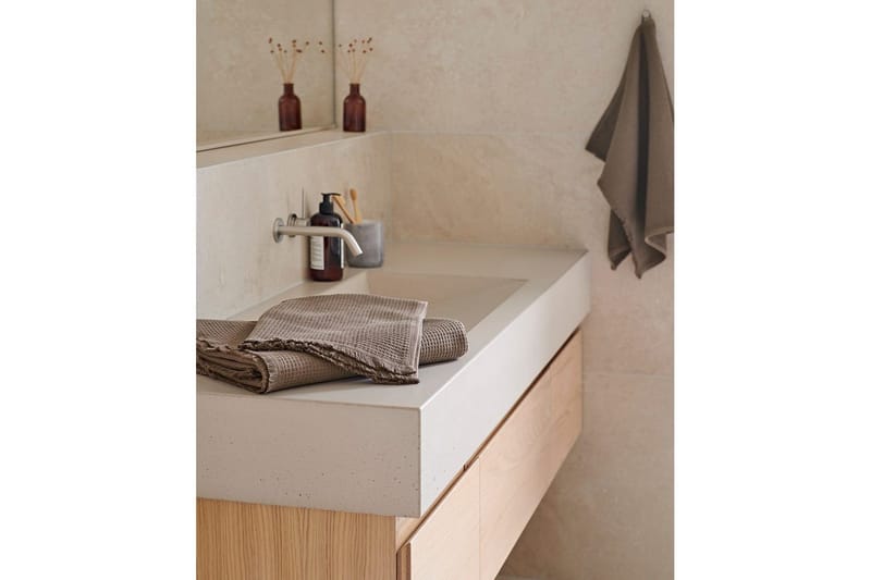 Kylpypyyhe Haze Frotee 90 x 150 cm - Ruskea - Kodintekstiilit & matot - Kylpyhuonetekstiilit - Kylpypyyhe