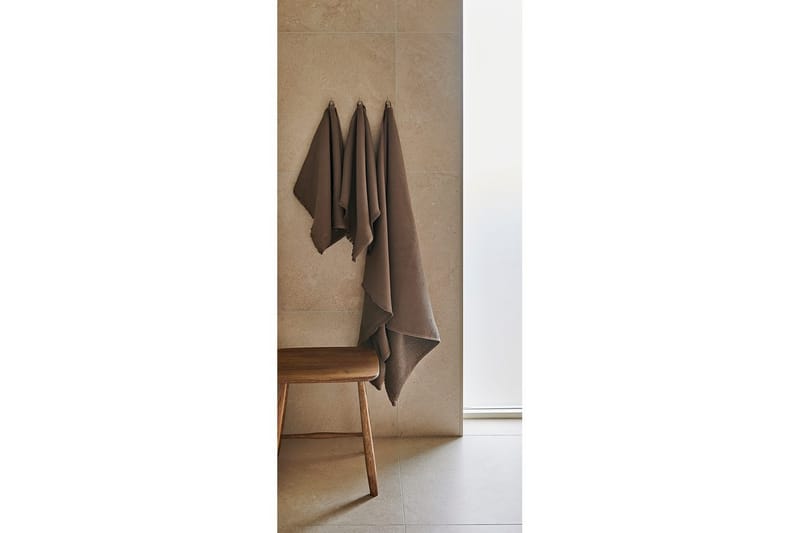 Kylpypyyhe Haze Frotee 90 x 150 cm - Ruskea - Kodintekstiilit & matot - Kylpyhuonetekstiilit - Kylpypyyhe
