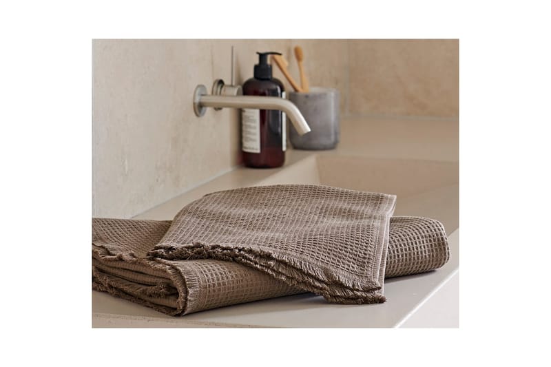 Kylpypyyhe Haze Frotee 90 x 150 cm - Ruskea - Kodintekstiilit & matot - Kylpyhuonetekstiilit - Kylpypyyhe