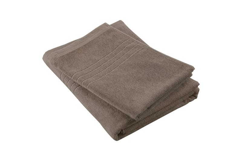Kylpypyyhe Helle Frotee 90 x 150 cm - Ruskea - Kodintekstiilit & matot - Kylpyhuonetekstiilit - Kylpypyyhe