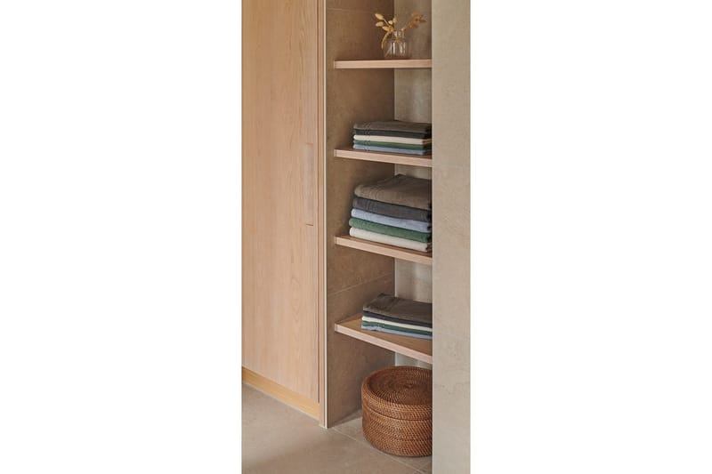 Kylpypyyhe Helle Frotee 90 x 150 cm - Ruskea - Kodintekstiilit & matot - Kylpyhuonetekstiilit - Kylpypyyhe