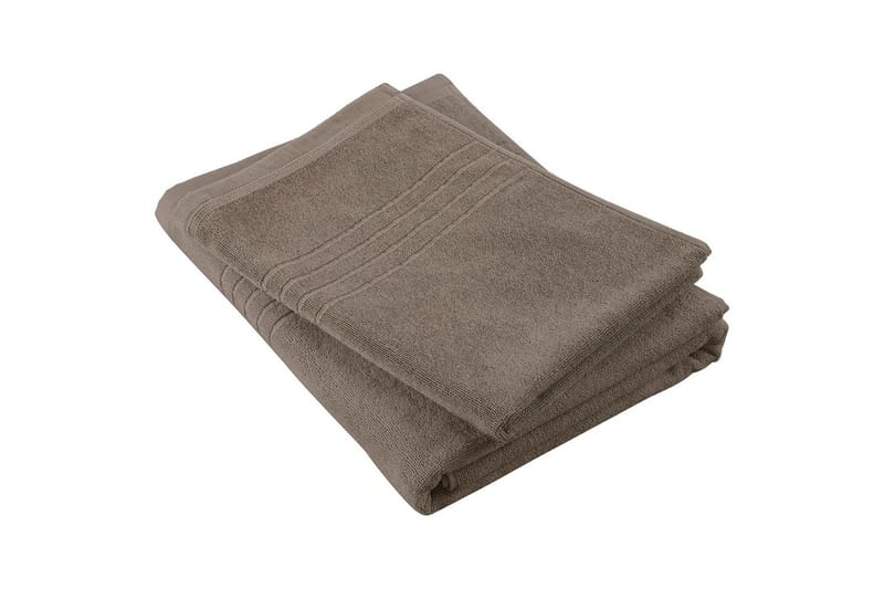 Kylpypyyhe Helle Frotee 90 x 150 cm - Ruskea - Kodintekstiilit & matot - Kylpyhuonetekstiilit - Kylpypyyhe