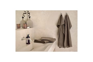 Kylpypyyhe Helle Frotee 90 x 150 cm - Ruskea - Kodintekstiilit & matot - Kylpyhuonetekstiilit - Kylpypyyhe