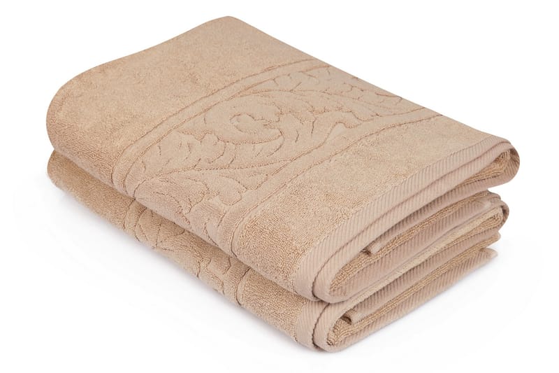 Kylpypyyhe Hobby 70x140 cm 2-pak - Beige - Kodintekstiilit & matot - Kylpyhuonetekstiilit - Kylpypyyhe