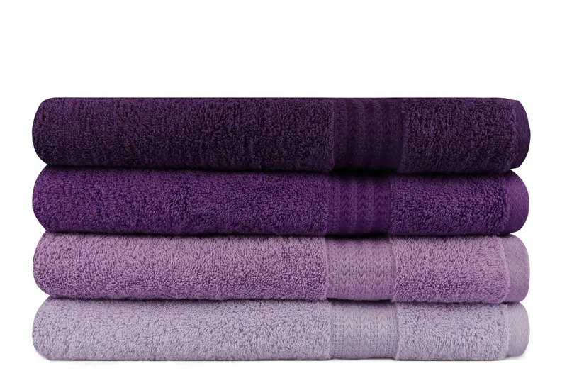 Kylpypyyhe Hobby 70x140 cm 2-pak - Liila - Kodintekstiilit & matot - Kylpyhuonetekstiilit - Kylpypyyhe