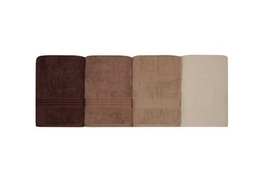 Kylpypyyhe Hobby 70x140 cm 2-pak - Kerma/Beige/Ruskea - Kodintekstiilit & matot - Kylpyhuonetekstiilit - Kylpypyyhe