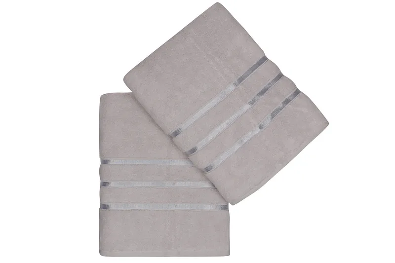 Kylpypyyhe Rhuddlan 2-pak - Vaaleanharmaa - Kodintekstiilit & matot - Kylpyhuonetekstiilit - Kylpypyyhe