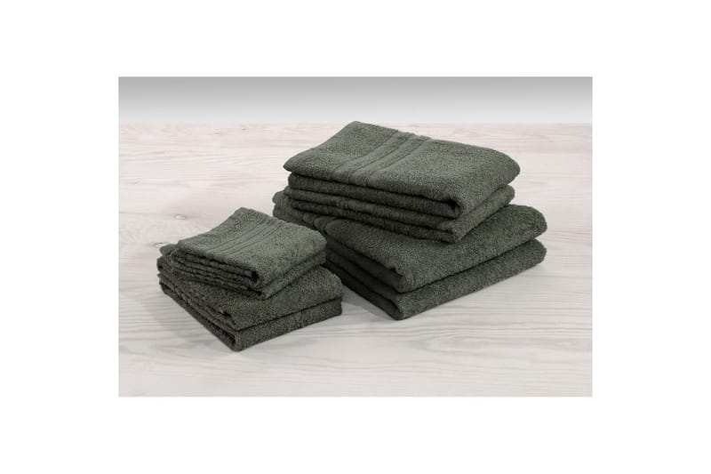 Kylpypyyhe Perus Frotee - Tummanvihreä - Kodintekstiilit & matot - Kylpyhuonetekstiilit - Kylpypyyhe