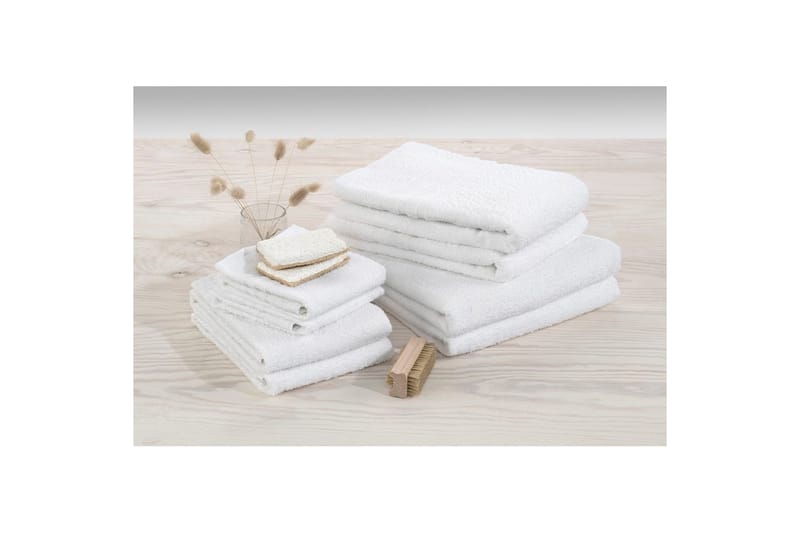 Kylpypyyhe Perus Frotee - Valkoinen - Kodintekstiilit & matot - Kylpyhuonetekstiilit - Kylpypyyhe