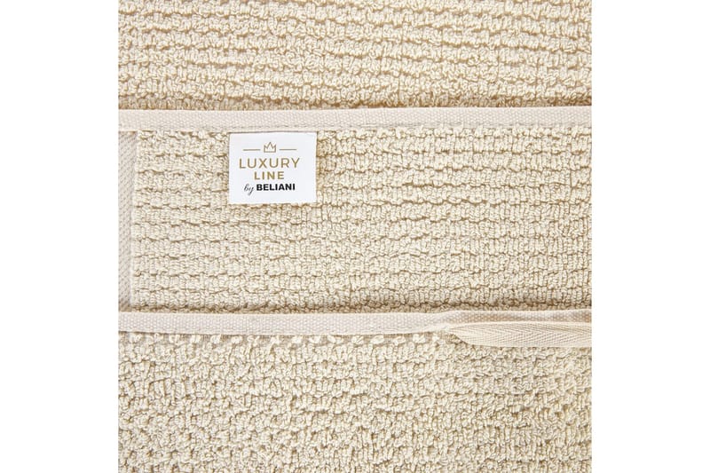 Pyyhe Atiu sett 2 Beige - Beige - Kodintekstiilit & matot - Kylpyhuonetekstiilit - Kylpypyyhe