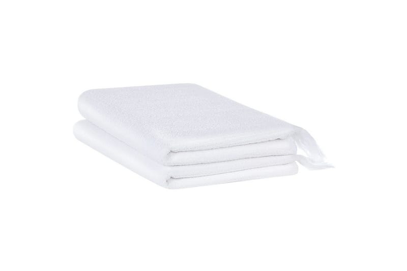 Pyyhe Atiu sett 2 Valkoinen, Valkoinen