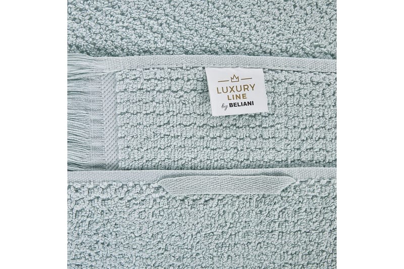 Pyyhe Atiu sett 2 Vihreä - Vihreä - Kodintekstiilit & matot - Kylpyhuonetekstiilit - Kylpypyyhe