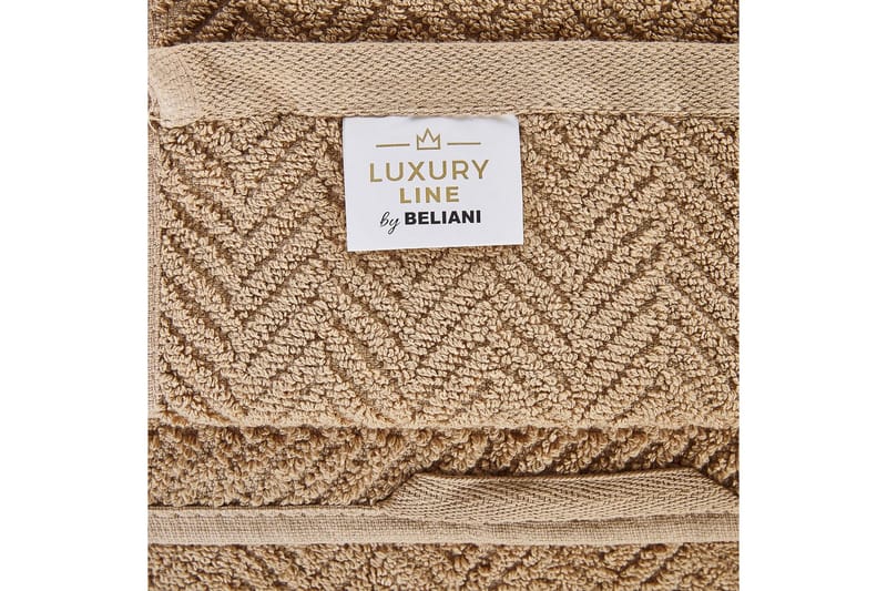 Pyyhe Mitiaro sarja 2 Beige - Beige - Kodintekstiilit & matot - Kylpyhuonetekstiilit - Kylpypyyhe