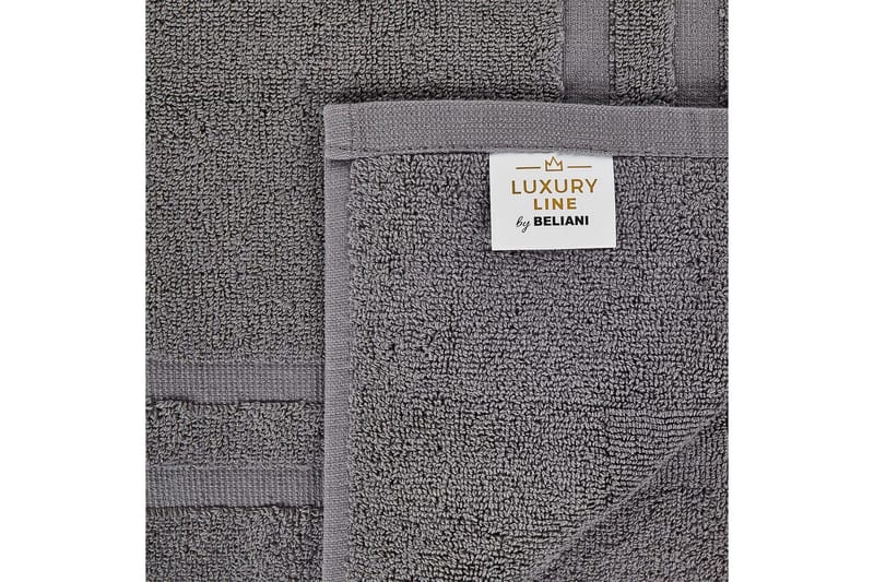 Pyyhe Mitiaro sarja 2 Harmaa - Harmaa - Kodintekstiilit & matot - Kylpyhuonetekstiilit - Kylpypyyhe