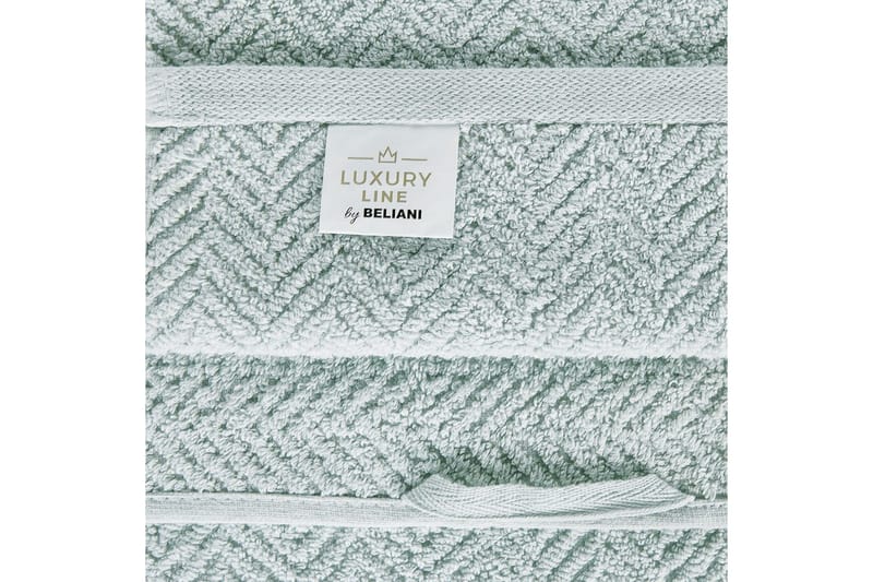 Pyyhe Mitiaro sarja 2 Mintunvihreä - Mintunvihreä - Kodintekstiilit & matot - Kylpyhuonetekstiilit - Kylpypyyhe