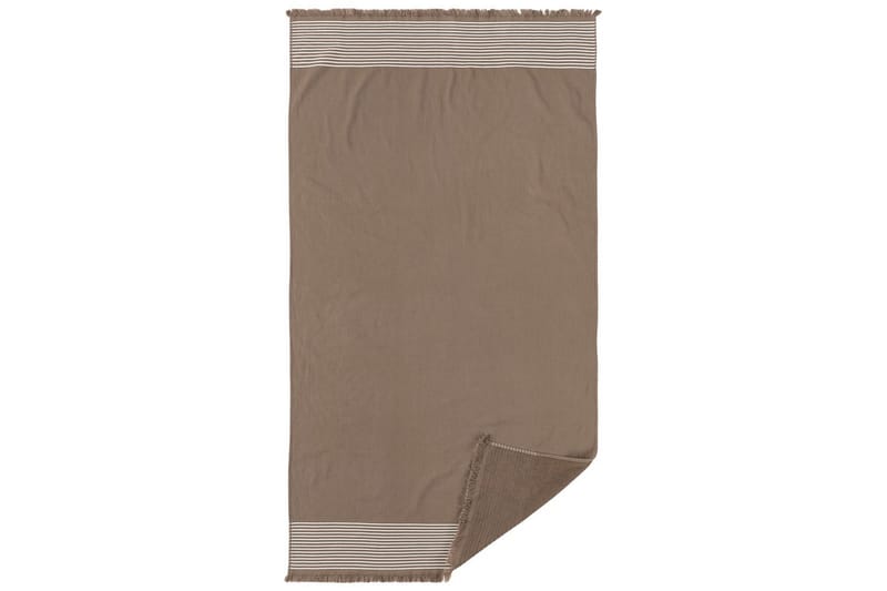 Rantakylpypyyhe Horisontti 80 x 160 cm Ruskea - Ruskea - Kodintekstiilit & matot - Kylpyhuonetekstiilit - Kylpypyyhe