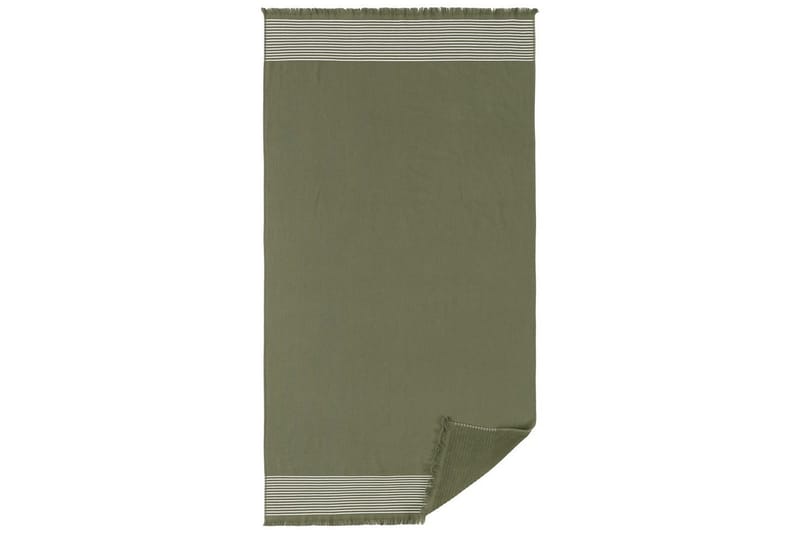 Rantakylpypyyhe Horisontti 80 x 160 cm Vihreä - Vihreä - Kodintekstiilit & matot - Kylpyhuonetekstiilit - Kylpypyyhe