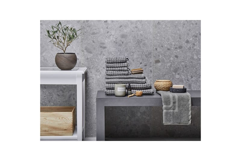Pyyhe Areora 9:n sarja Harmaa - Harmaa - Kodintekstiilit & matot - Kylpyhuonetekstiilit - Pyyhe