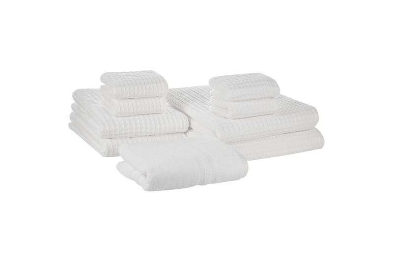 Pyyhe Areora 9:n sarja Valkoinen - Valkoinen - Kodintekstiilit & matot - Kylpyhuonetekstiilit - Pyyhe