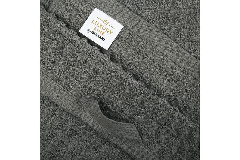 Pyyhe Atai sett 4 Harmaa - Harmaa - Kodintekstiilit & matot - Kylpyhuonetekstiilit - Pyyhe